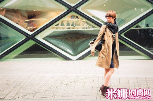 穿上特别的风衣“全世界时尚女孩”变身 2